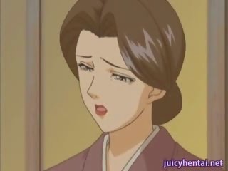 Hentai μητέρα που θα ήθελα να γαμήσω παίρνει γαμημένος/η και masturbated