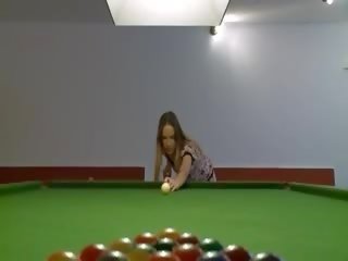 Killer Girl4girl In Shoes On Billiards