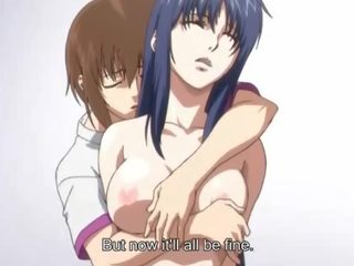 Hentai cookie with killer tits rides manhood