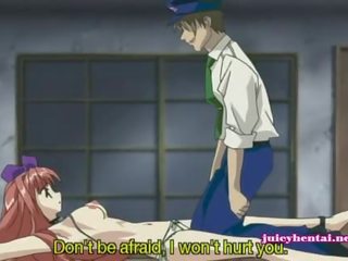 Tied Up Anime Gets Cunt Drilled