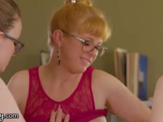GIRLSWAY fabulous Threesome at the Library with Penny Pax & Karla Kush