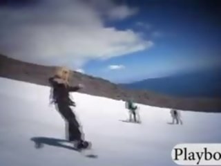 Badass Babes BMX Riding And Snowboarding While All Nude