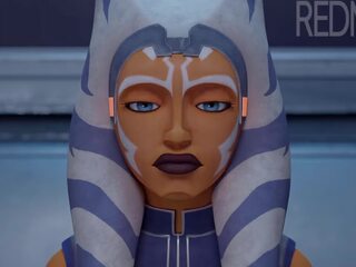 Bituin wars - ahsoka tano jedi pagsasanay pagsubo ng titi (animation may sound)