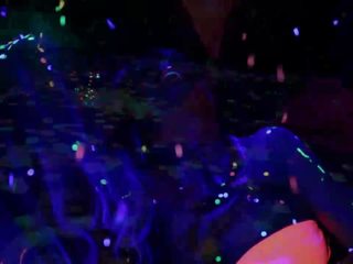 Abigail Mac and Ava Adams Blacklight sex clip Party