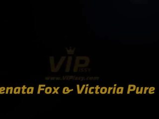 Victoria Pure and Renata Fox Soak Each Other in marvelous Piss