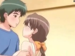 Tremendous anime chick teasing hard cock