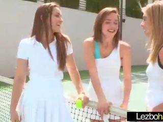 Lesbians young female On Girl (Dani Daniels & Malena Morgan & Lia Lor) x rated video Action Scene clip-26